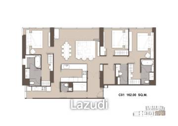 Ultra Luxury 3-Bed Condo at Mulberry Grove Sukhumvit