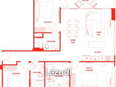 3 Beds 3 Baths 107 SQ.M The Standard Residences Hua Hin