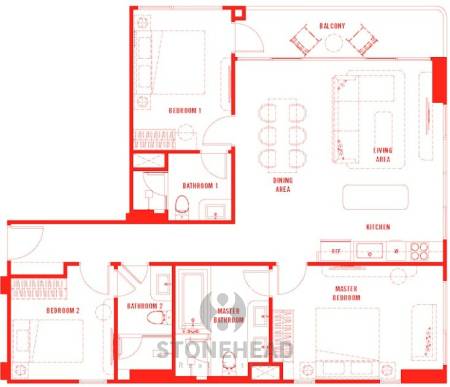107 m² 3 Chambre 3 Salle de bain Condominium Pour Vente