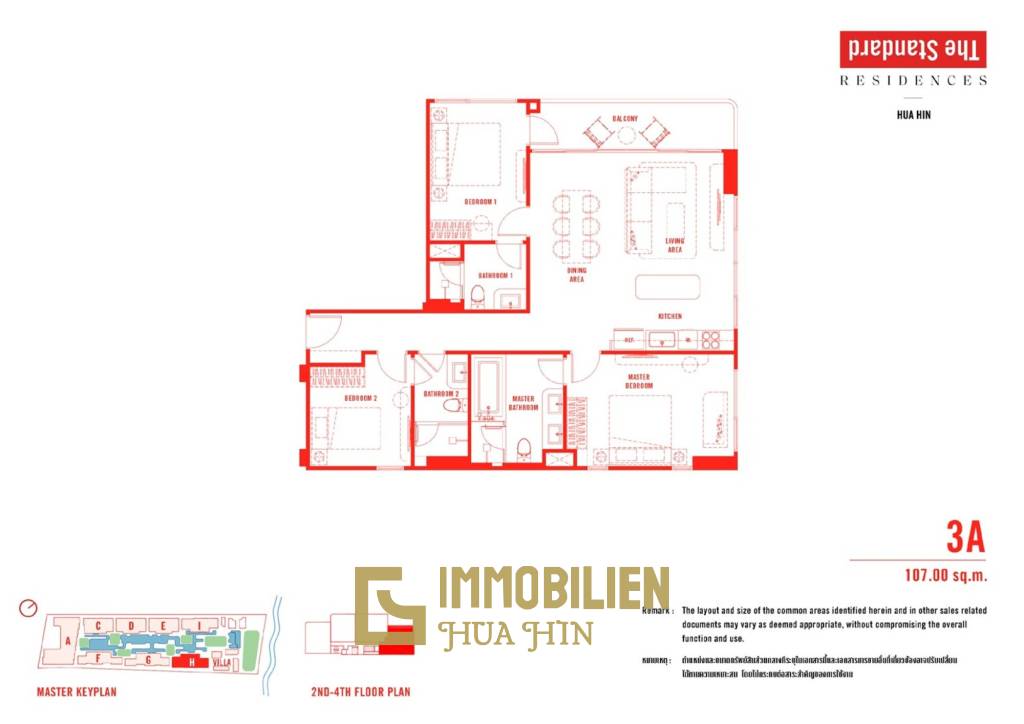 107 qm 3 Bett 3 Bad Apartment Für Verkauf