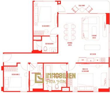 107 m² 3 Chambre 3 Salle de bain Condominium Pour Vente