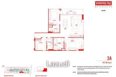3 Beds 3 Baths 107 SQ.M The Standard Residences Hua Hin