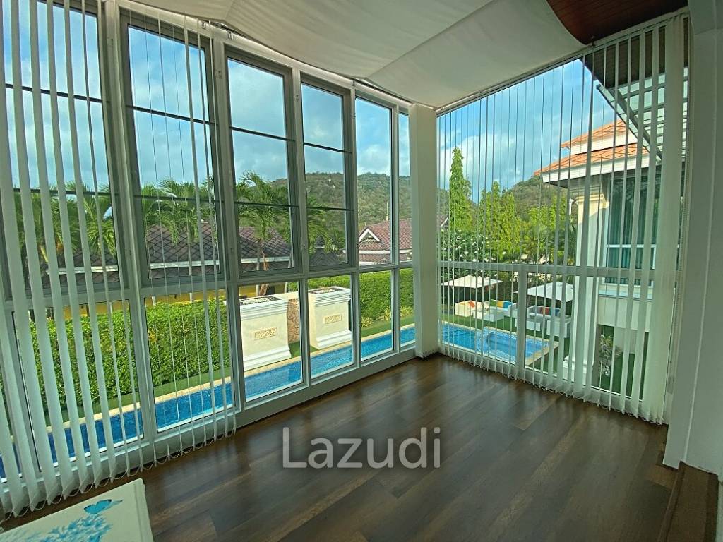 Exclusive single storey mountain view pool villa with 4 bedrooms near the beach