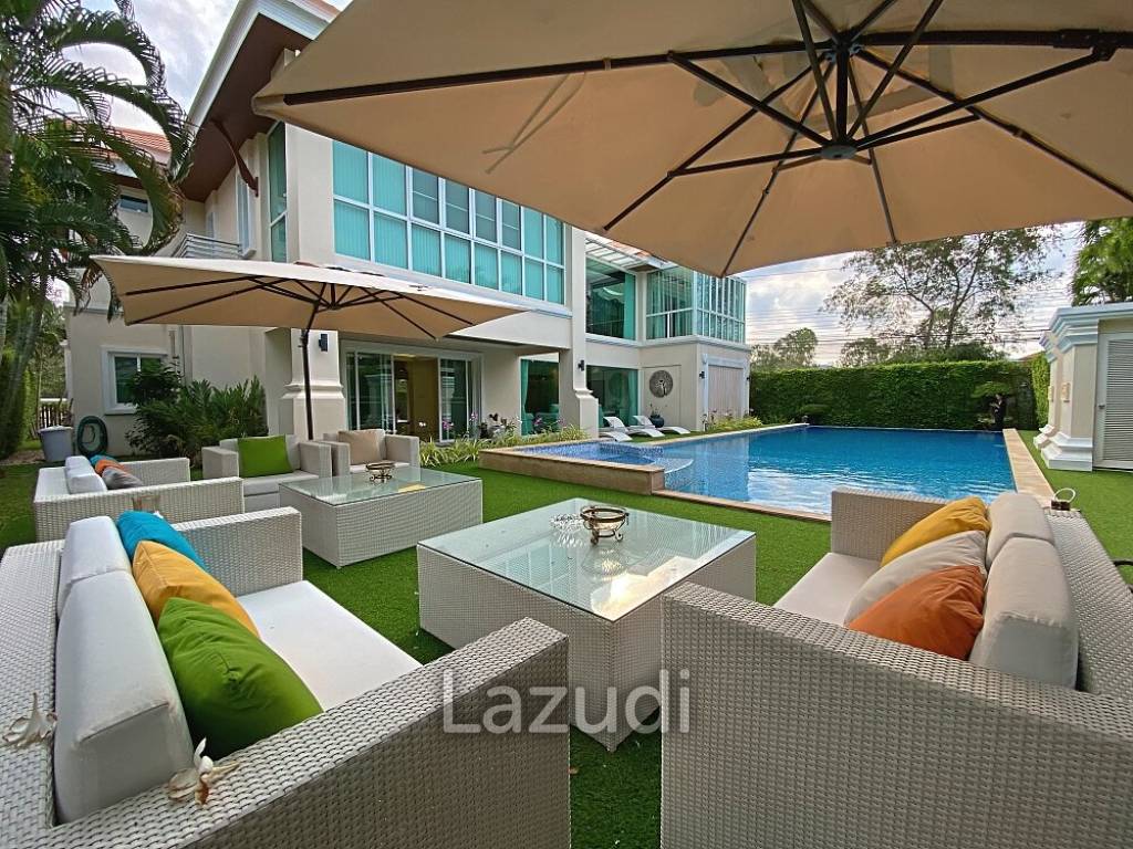 Exclusive single storey mountain view pool villa with 4 bedrooms near the beach