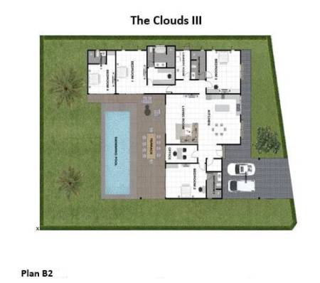 939 ตร.ม 4 เตียง 4 อาบน้ำ วิลล่า For ขาย