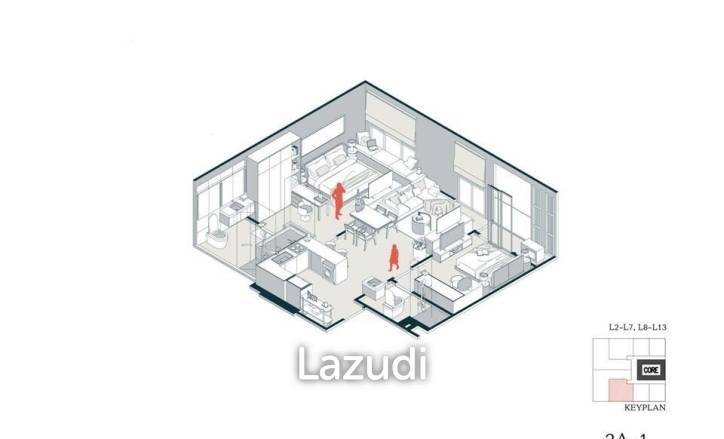 Luxurious 2BR Condo in Via Ari, Phaya Thai, Bangkok