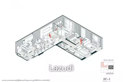 2 Bedroom 2 Bathroom 118.5 SQ.M. at Via Ari