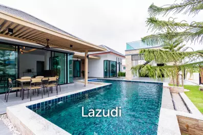 วิลล่าสระว่ายน้ำส่วนตัว 225 ตร.ม. ใจกลางหัวหิน บนที่ดิน 449 ตร.ม.