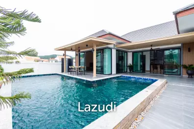 วิลล่าสระว่ายน้ำส่วนตัว 225 ตร.ม. ใจกลางหัวหิน บนที่ดิน 449 ตร.ม.