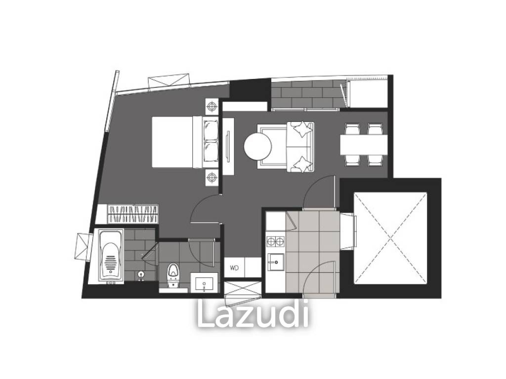 Luxurious 1BR Condo at AESTIQ Thonglor, Bangkok