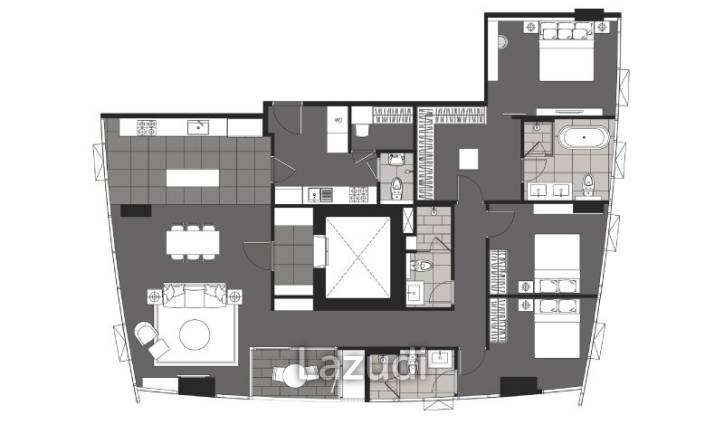 Ultra Luxury 3BR Condo at AESTIQ Thonglor, Bangkok