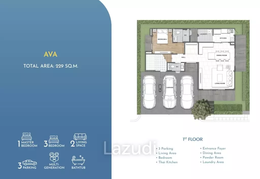 Exquisite 4-Bedroom Home in AVIAN Srinakarin, Bangkok