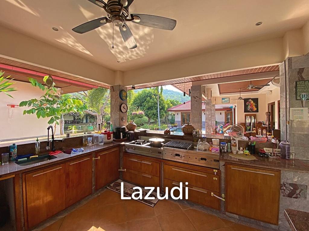 5 Bed 6 Bath Family Home For Sale on 1 Rai Land in Hana Mauka Village