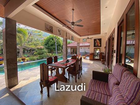 5 Bed 6 Bath Family Home For Sale on 1 Rai Land in Hana Mauka Village