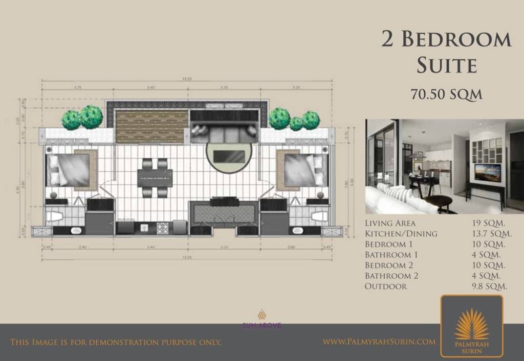 78 ตร.ม 2 เตียง 2 อาบน้ำ คอนโดมิเนียม For ขาย