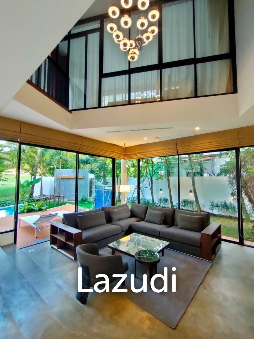 Modern Fully Furnished 4 bedroom Golf Pool Villa,  located inside Phuket Country Club Kathu