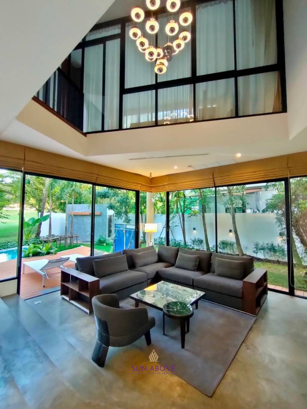 Modern Fully Furnished 4 bedroom Golf Pool Villa,  located inside Phuket Country Club Kathu