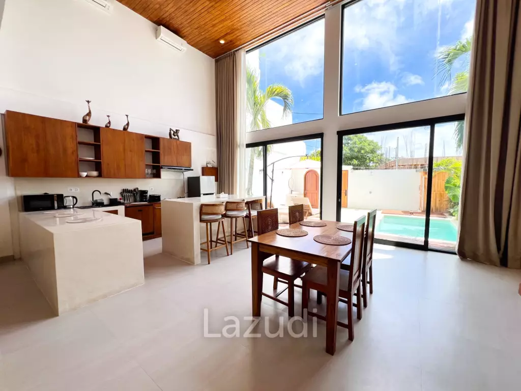 MODERN LEASEHOLD VILLA WITH ROOFTOP OASIS IN BINGIN