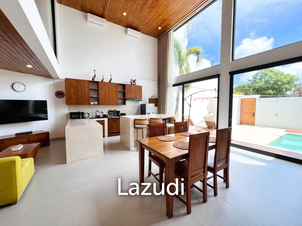 MODERN LEASEHOLD VILLA WITH ROOFTOP OASIS IN BINGIN