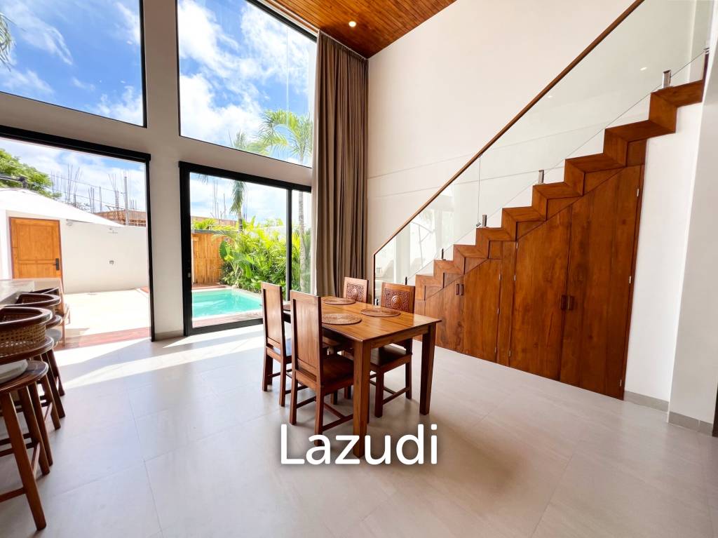 MODERN LEASEHOLD VILLA WITH ROOFTOP OASIS IN BINGIN
