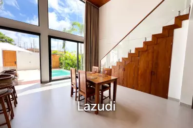 MODERN LEASEHOLD VILLA WITH ROOFTOP OASIS IN BINGIN