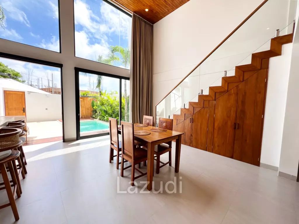 MODERN LEASEHOLD VILLA WITH ROOFTOP OASIS IN BINGIN