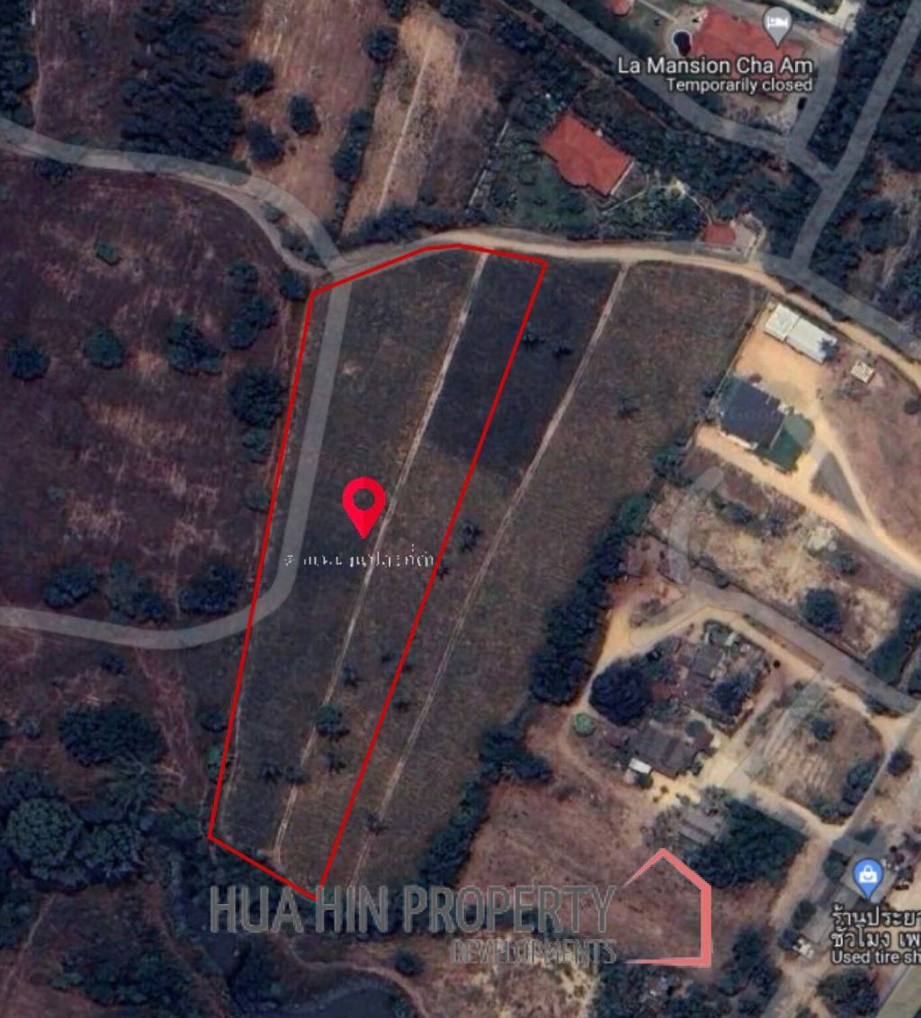 Prime Land For Sale : 9-2-98 Rai In Cha Am