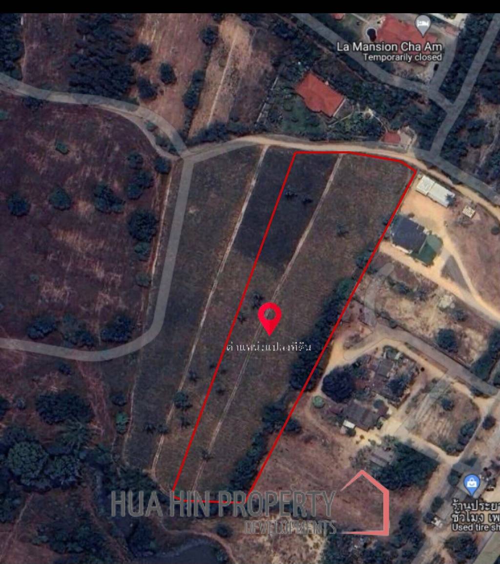 Prime Land For Sale : 9-2-99 Rai In Cha Am