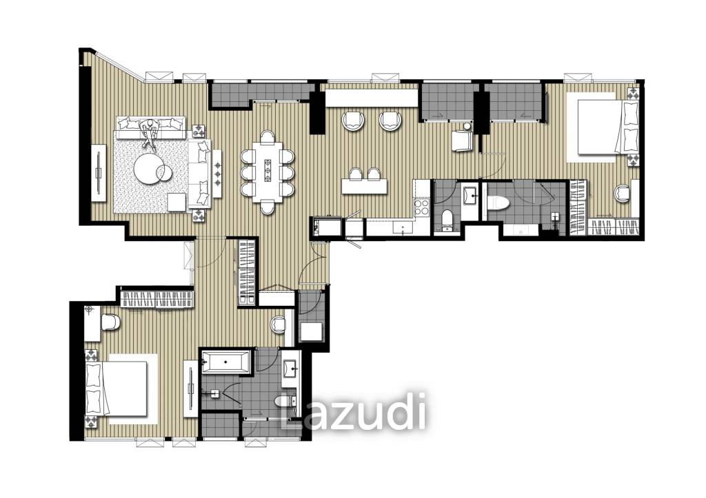 Penthouse 2 Bed Condo at Coco Parc