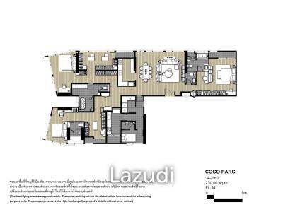 Penthouse 3 Beds 256.37 SQ.M Condo at Coco Parc