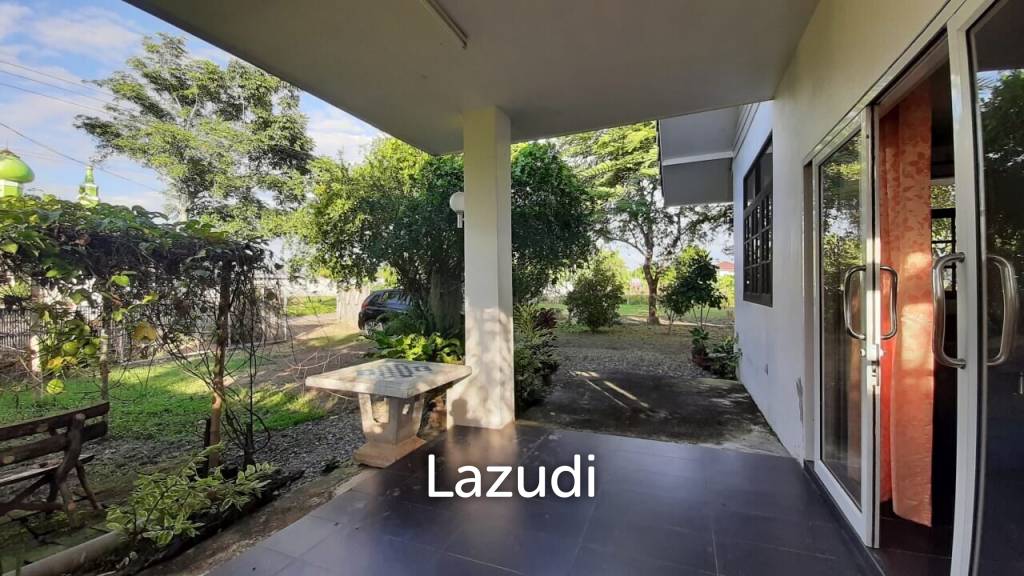 2 bedroom single storey house with pond on 6400m2 for sale