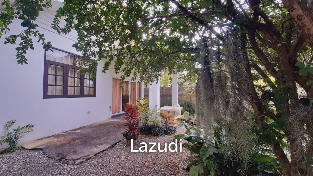 2 bedroom single storey house with pond on 6400m2 for sale
