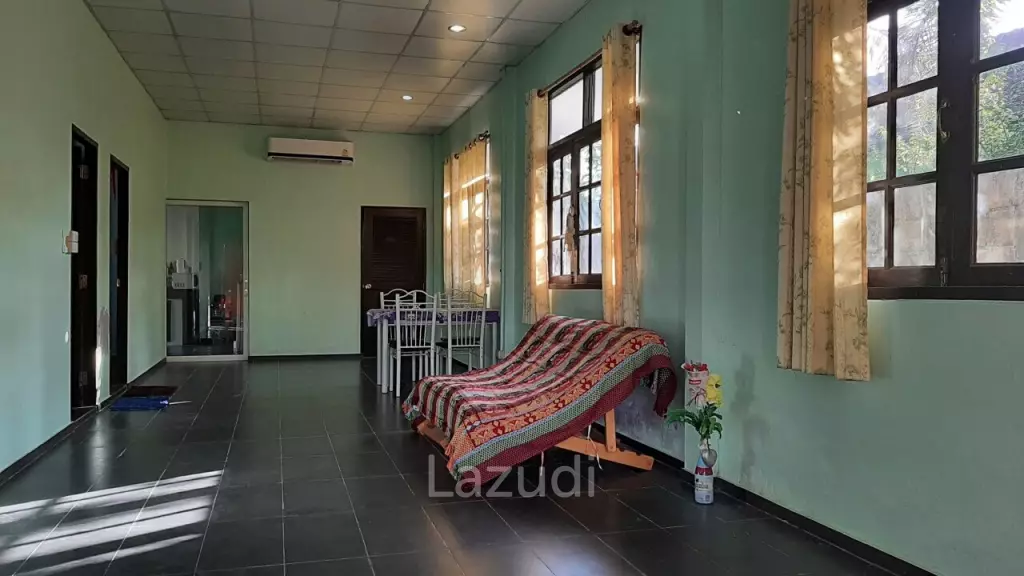 2 bedroom single storey house with pond on 6400m2 for sale