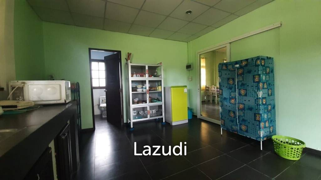 2 bedroom single storey house with pond on 6400m2 for sale