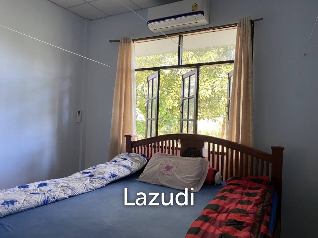 2 bedroom single storey house with pond on 6400m2 for sale