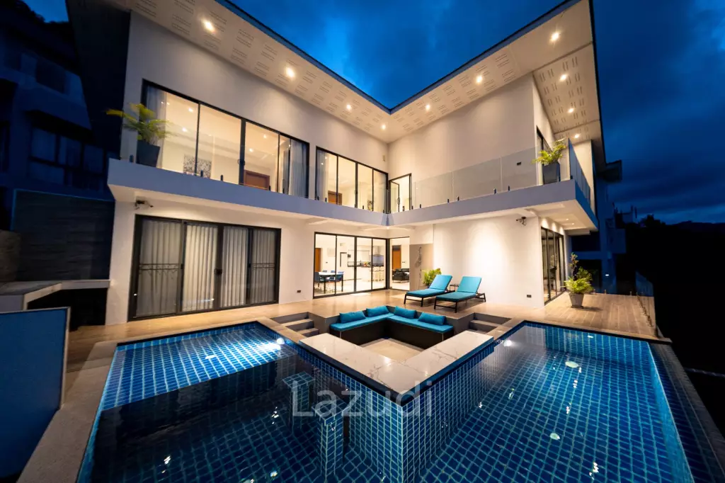 Luxury 5-Bedroom Villa with Ocean View in Chaweng