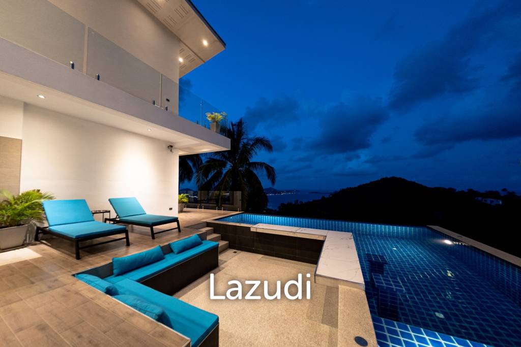 Luxury 5-Bedroom Villa with Ocean View in Chaweng