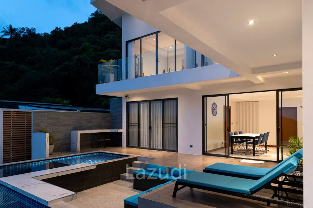 Luxury 5-Bedroom Villa with Ocean View in Chaweng
