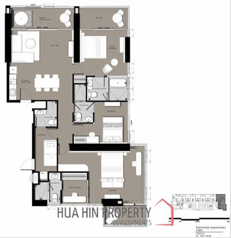 Penthouse 4 Beds 146.08 SQ.M VEHHA