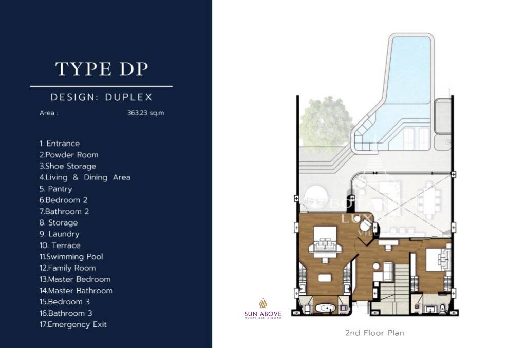 3 Bed 3 Bath 713 SQ.M Botanica Hythe Condominium