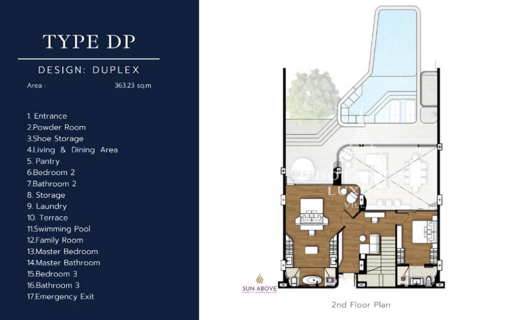 3 Bed 3 Bath 713 SQ.M Botanica Hythe Condominium