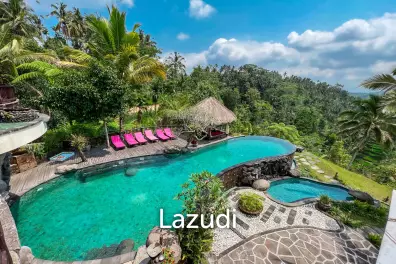 URGENT SALE!! BREATHTAKING UBUD RETREAT OVERLOOKING LUSH RICE PADDIES