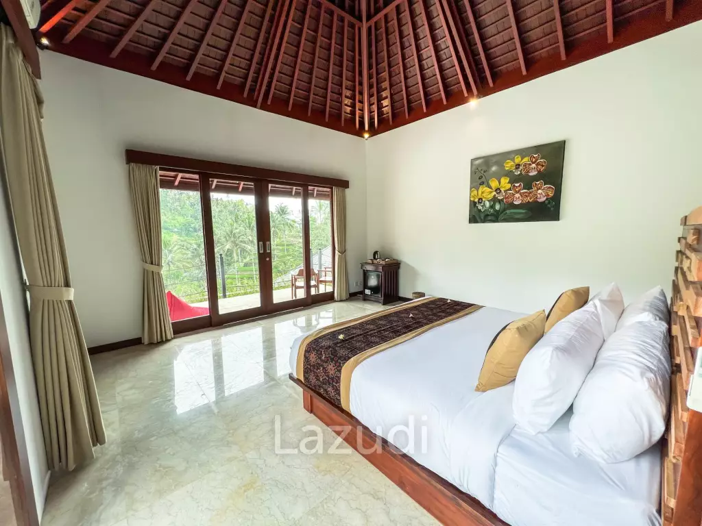 URGENT SALE!! BREATHTAKING UBUD RETREAT OVERLOOKING LUSH RICE PADDIES