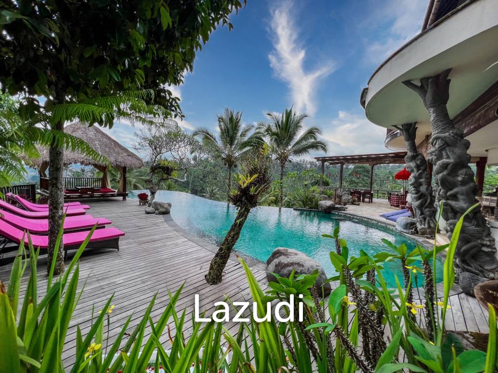 URGENT SALE!! BREATHTAKING UBUD RETREAT OVERLOOKING LUSH RICE PADDIES