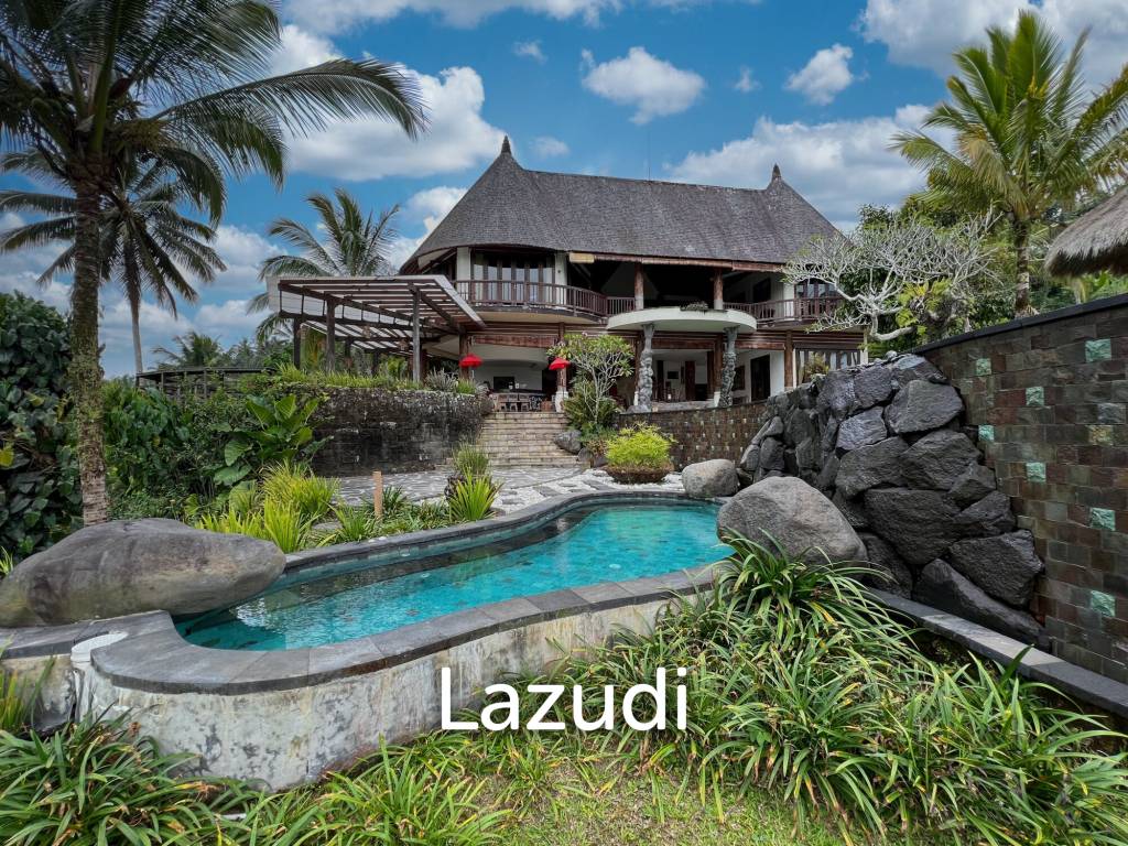 URGENT SALE!! BREATHTAKING UBUD RETREAT OVERLOOKING LUSH RICE PADDIES