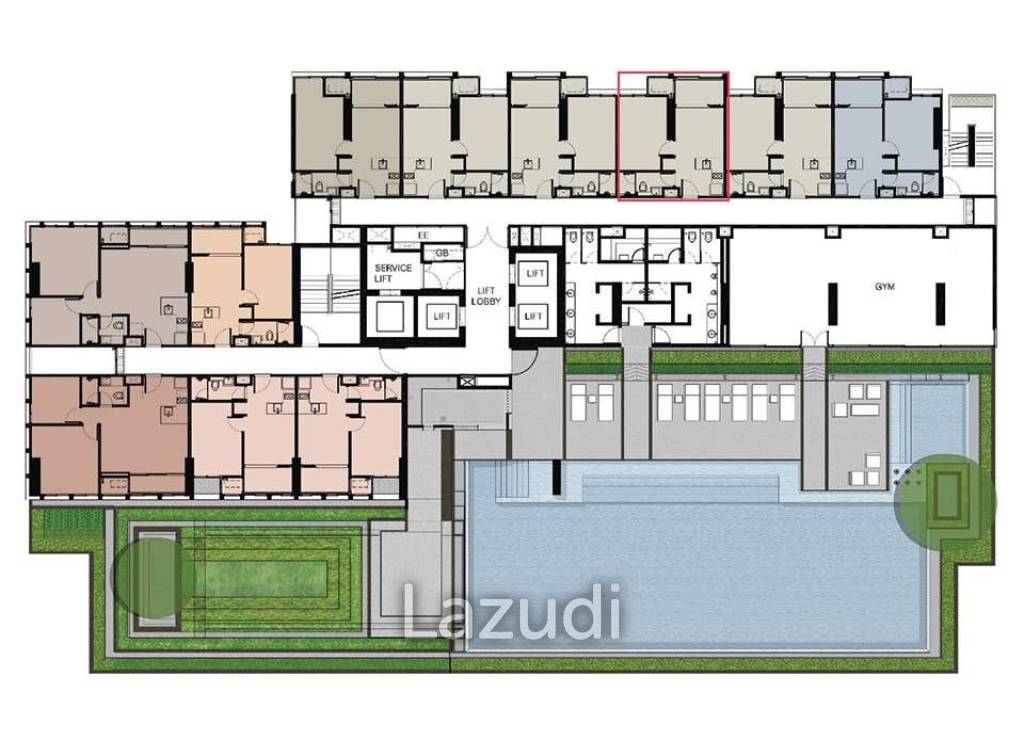 1 Bed 1 Bath 35 SQ.M Quinn Sukhumvit 101