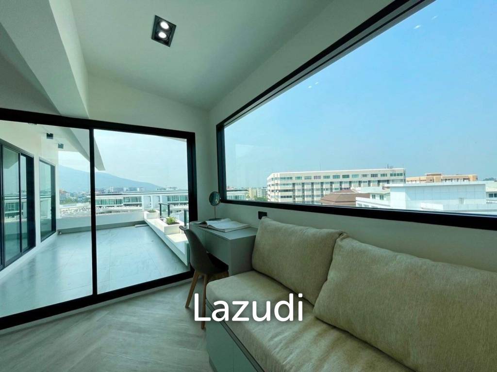 Modern 2-Bed Condo with City Views in Nimman