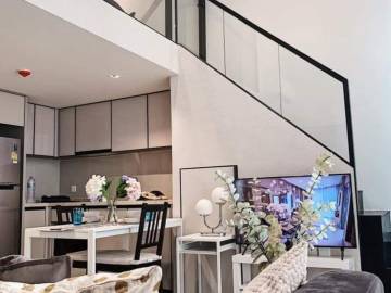 The reserve phahol patipat loft stly 1bed room