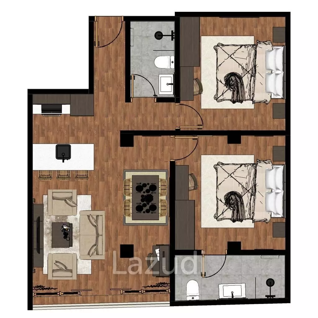 Two Bedroom Apartments in the Heart of Oberio Seminyak