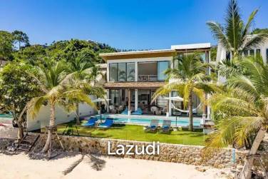 5-Bed Beachfront Villa in Bang Makham, Koh Samui